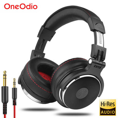 Oneodio DJ Headphones - Wired Studio Headphones With Mic, 50mm Neodymium Drivers - ZOOMNSTORE