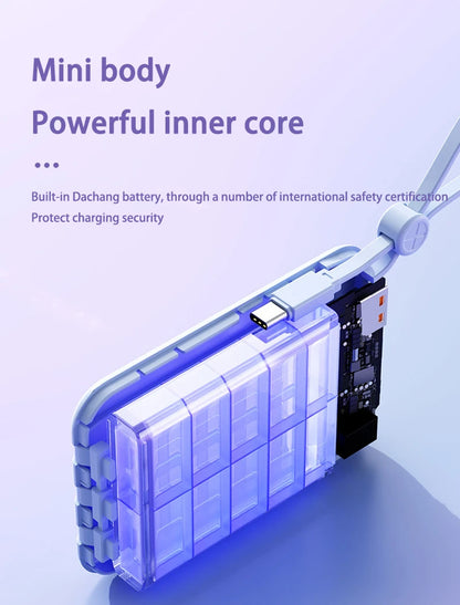 Oneplus Power Bank 50000mAh Large Capacity 4 In1 Built in Cables Intelligent Digital Display Light Portable Battery For Samsung - ZOOMNSTORE