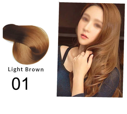 Organic Brown Hair Color Shampoo - Permanent Long-Lasting Dye for Women - ZOOMNSTORE