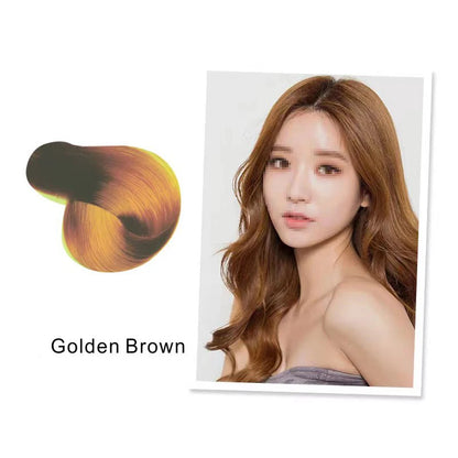 Organic Brown Hair Color Shampoo - Permanent Long-Lasting Dye for Women - ZOOMNSTORE
