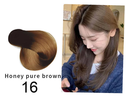 Organic Brown Hair Color Shampoo - Permanent Long-Lasting Dye for Women - ZOOMNSTORE
