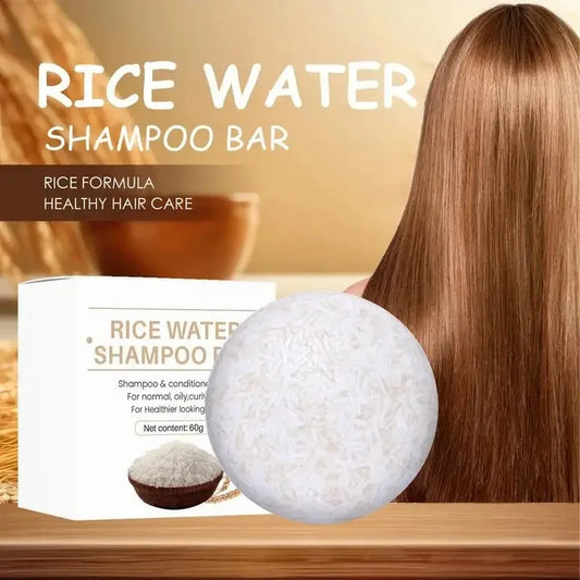 Organic Rice Shampoo Bar - Nourishing Hair Growth Soap with Rice Water Protein - ZOOMNSTORE