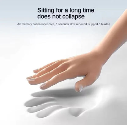 Orthopedic Memory Foam Cushion | Sciatica Pain Relief with Non Slip Coccyx Pressure Seat Pad - ZOOMNSTORE