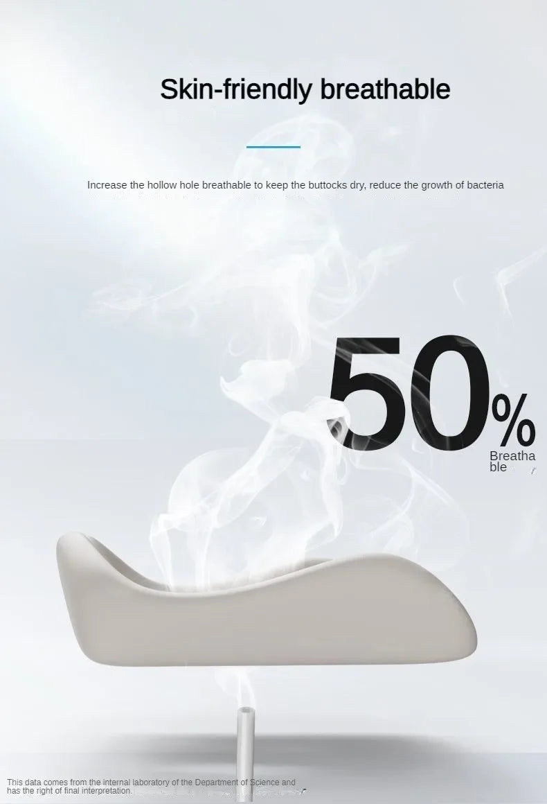 Orthopedic Memory Foam Cushion | Sciatica Pain Relief with Non Slip Coccyx Pressure Seat Pad - ZOOMNSTORE