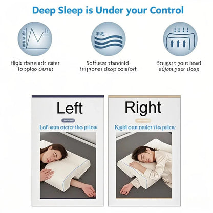 Orthopedic Memory Foam Pillow – Side Sleeper Arm Pain Relief Cushion with Cervical Support - ZOOMNSTORE