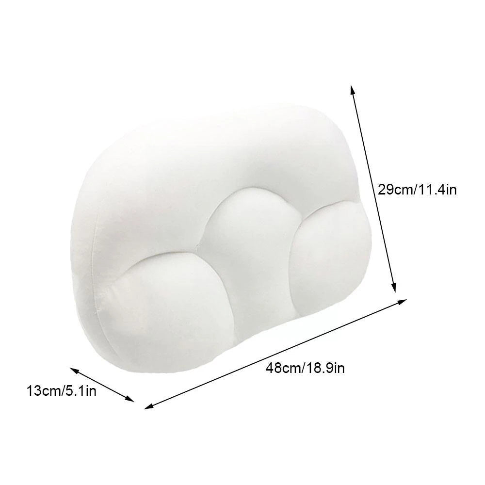 Orthopedic Neck Pillow - Memory Foam Sleep Support Pillow | Soft Micro Airball Cushion - ZOOMNSTORE