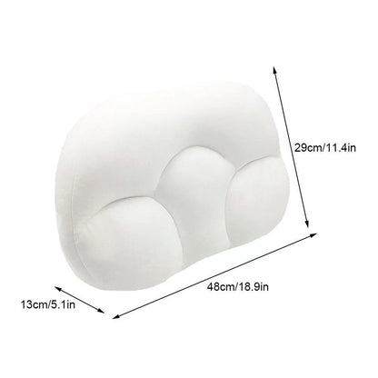 Orthopedic Neck Pillow - Memory Foam Sleep Support Pillow | Soft Micro Airball Cushion - ZOOMNSTORE