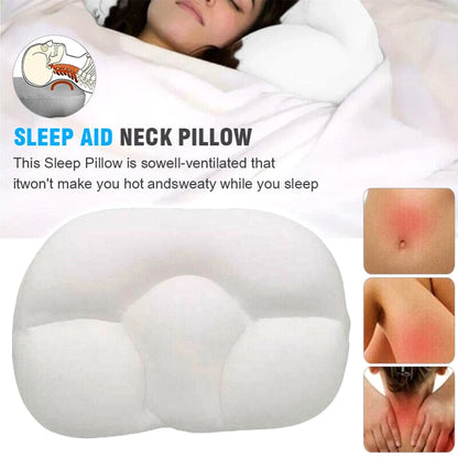 Orthopedic Neck Pillow - Memory Foam Sleep Support Pillow | Soft Micro Airball Cushion - ZOOMNSTORE
