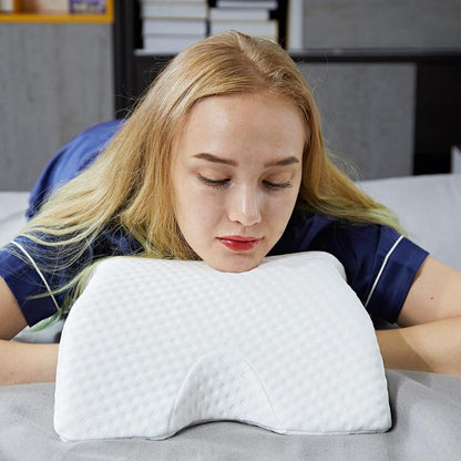 Orthopedic Neck Pillow - U-Shaped Memory Foam Travel Neck Support for Side Sleepers - ZOOMNSTORE