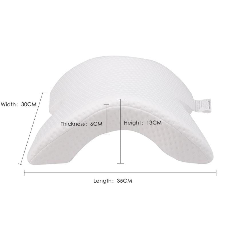 Orthopedic Neck Pillow - U-Shaped Memory Foam Travel Neck Support for Side Sleepers - ZOOMNSTORE