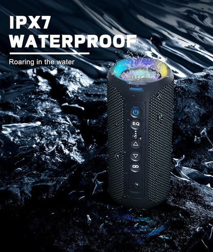 Ortizan X8 Pro Speaker - Portable Bluetooth Wireless Stereo Speaker with 40W Sound, IPX7 Waterproof - ZOOMNSTORE