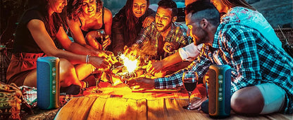 Ortizan X8 Pro Speaker - Portable Bluetooth Wireless Stereo Speaker with 40W Sound, IPX7 Waterproof - ZOOMNSTORE