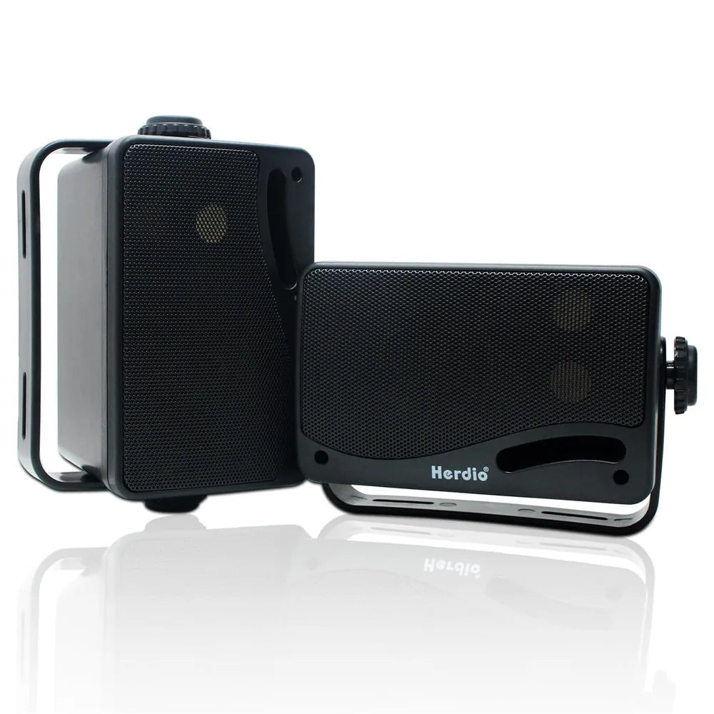 Outdoor Bluetooth Speakers - Waterproof 3 Way Speaker System, Durable Wall Mount - ZOOMNSTORE