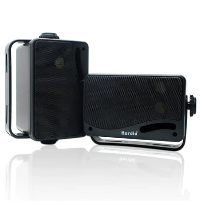 Outdoor Bluetooth Speakers - Waterproof 3 Way Speaker System, Durable Wall Mount - ZOOMNSTORE