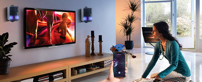 Outdoor Bluetooth Speakers - Waterproof 3 Way Speaker System, Durable Wall Mount - ZOOMNSTORE