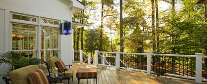 Outdoor Bluetooth Speakers - Waterproof 3 Way Speaker System, Durable Wall Mount - ZOOMNSTORE