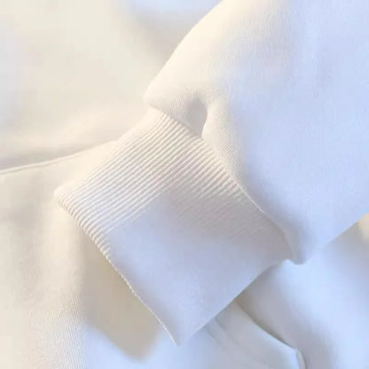 Oversize Casual Hoodie - Unisex Cotton Fleece Pullover With Full Sleeve, Loose Fit - ZOOMNSTORE