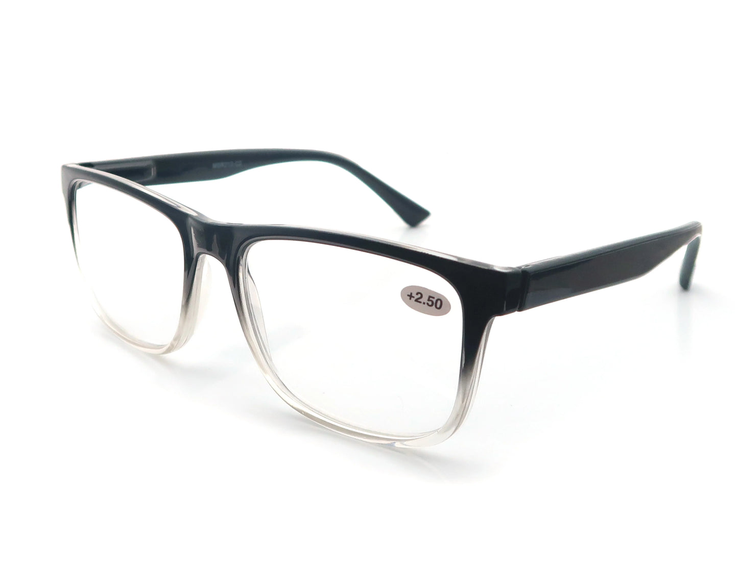 Oversized Reading Glasses - Wide Square Eyeglasses With Spring Hinge For Men & Women - ZOOMNSTORE