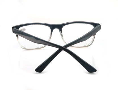 Oversized Reading Glasses - Wide Square Eyeglasses With Spring Hinge For Men & Women - ZOOMNSTORE