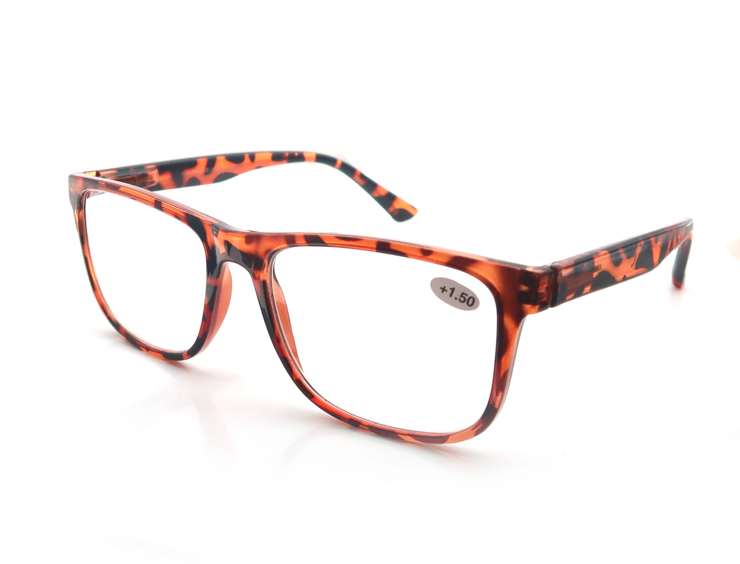 Oversized Reading Glasses - Wide Square Eyeglasses With Spring Hinge For Men & Women - ZOOMNSTORE
