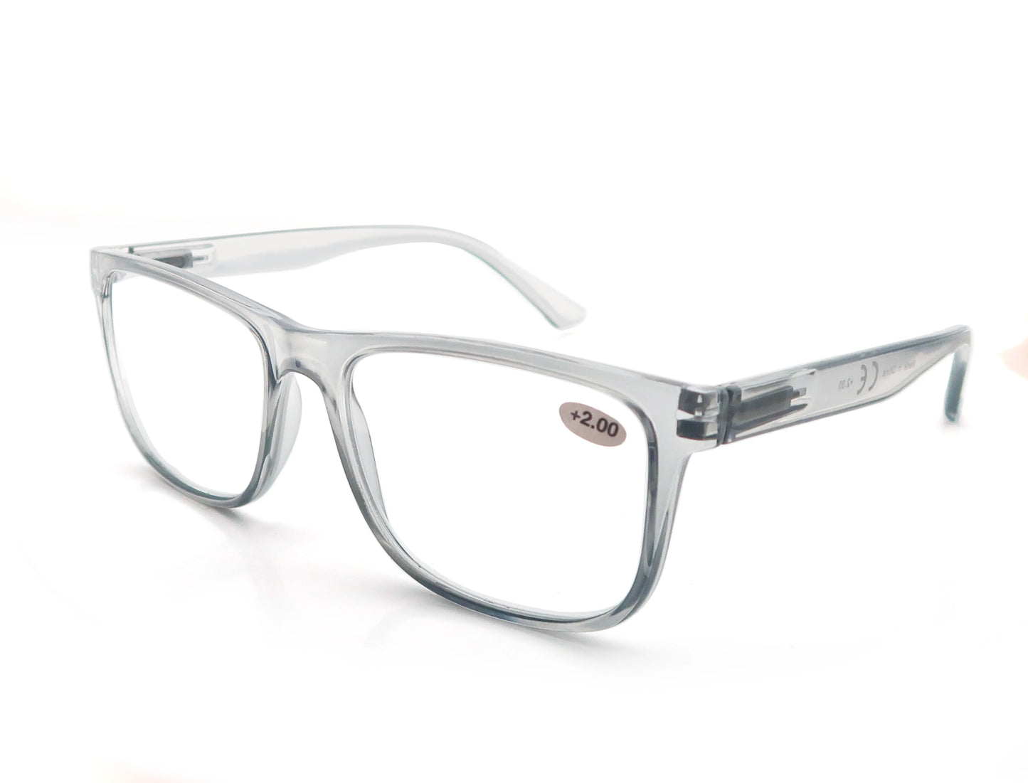 Oversized Reading Glasses - Wide Square Eyeglasses With Spring Hinge For Men & Women - ZOOMNSTORE