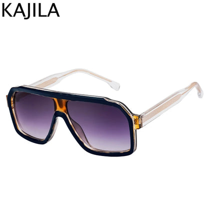 Oversized Square Punk Sunglasses - Luxury UV400 Eyewear for Men  Women - ZOOMNSTORE