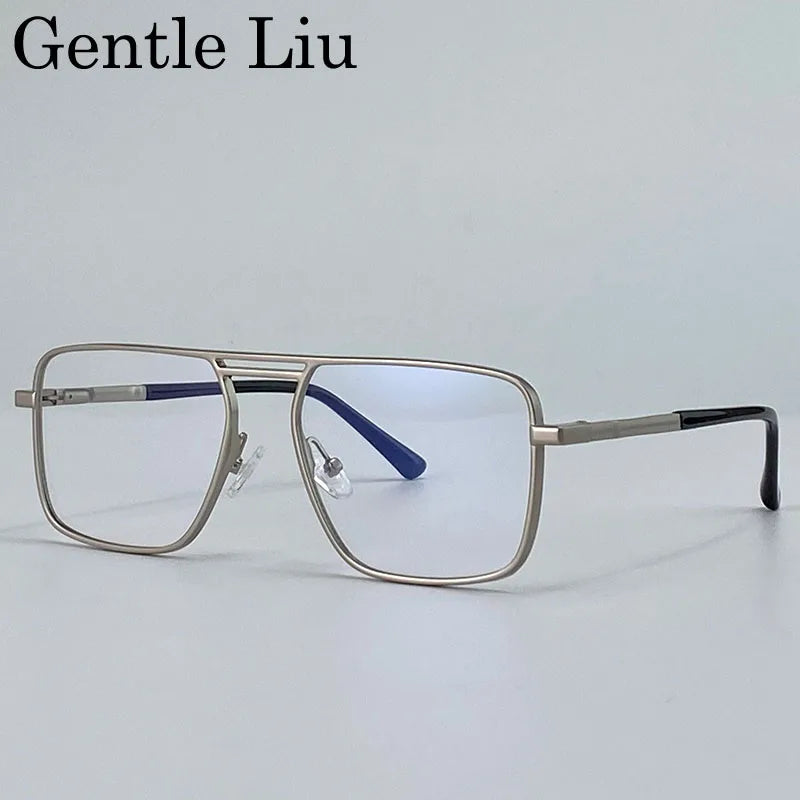 Oversized Square Punk Sunglasses - Retro Steampunk UV400 Eyewear for Men - ZOOMNSTORE