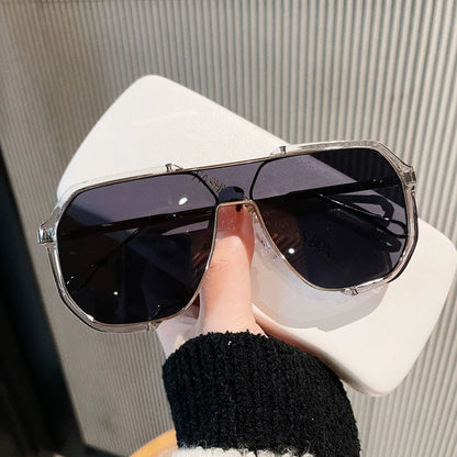 Oversized UV400 Sunglasses - Unique One Piece Fashion Eyewear for Men  Women - ZOOMNSTORE