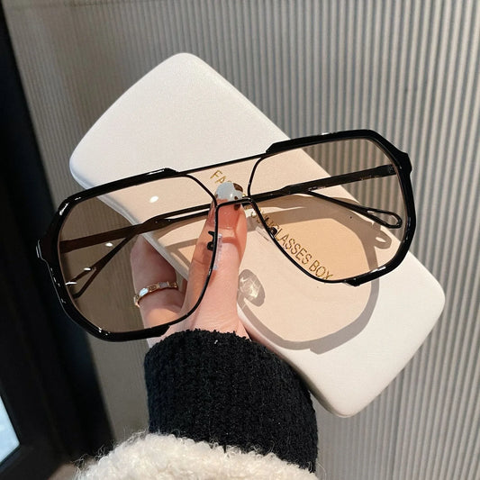 Oversized UV400 Sunglasses - Unique One Piece Fashion Eyewear for Men  Women - ZOOMNSTORE
