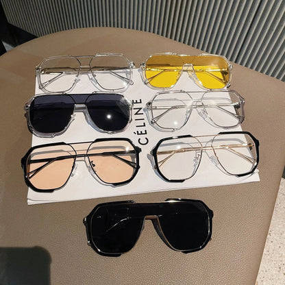 Oversized UV400 Sunglasses - Unique One Piece Fashion Eyewear for Men  Women - ZOOMNSTORE