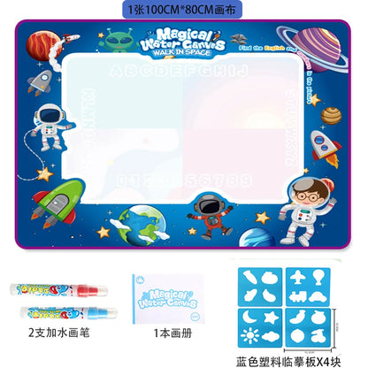 Oversized Water Canvas Pens - Montessori Learning Drawing Blanket for Kids - ZOOMNSTORE