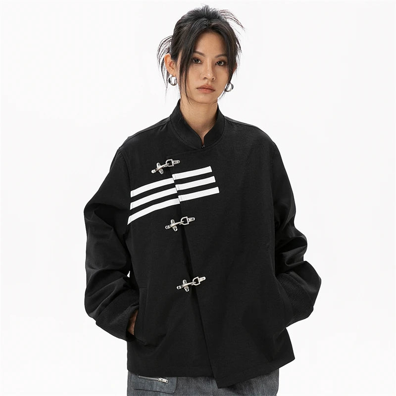 Oversized Womens Blazer - Stylish Chinese Style Jacket for 2024 Fashion Trends - ZOOMNSTORE