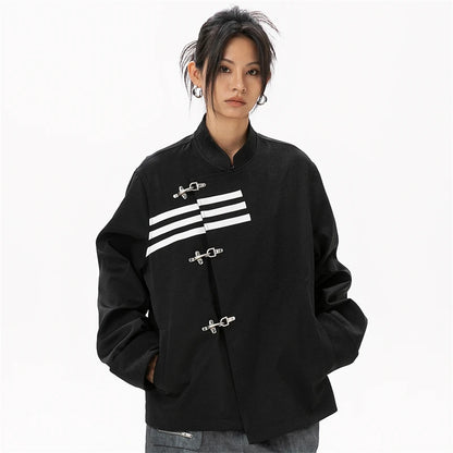 Oversized Womens Blazer - Stylish Chinese Style Jacket for 2024 Fashion Trends - ZOOMNSTORE