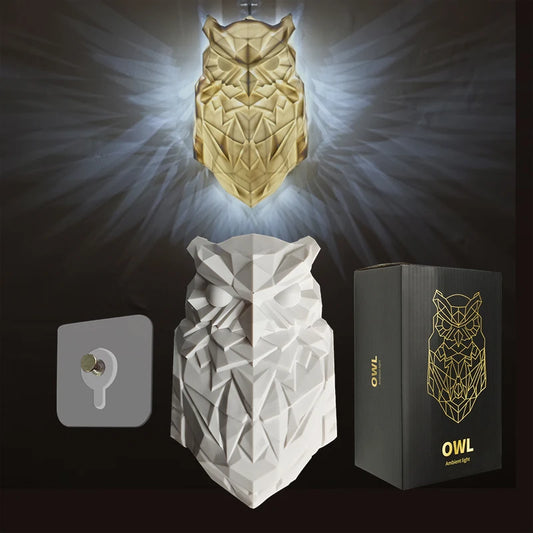 Owl  Eagle Wall Lamp - Modern 3D Projector Sconce Light for Halloween Atmosphere - ZOOMNSTORE