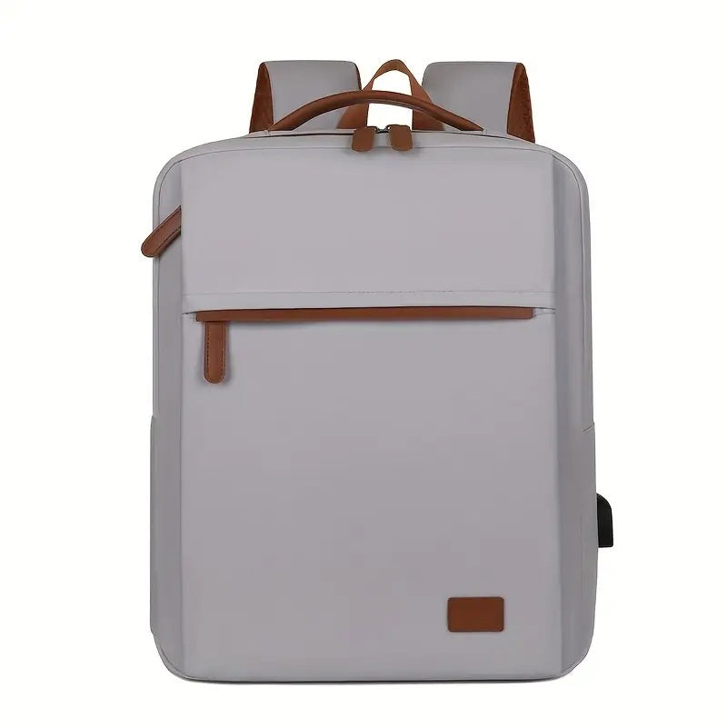 Backpack Oxford Cloth Business Computer Bag With Large Capacity, Strong And Wearable Student School Bag, Solid Color And Versatile Travel Backpack - ZOOMNSTORE