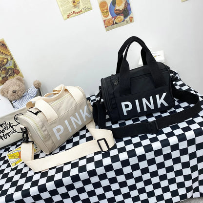 Oxford Fitness Bag – Multifunctional Small Training Bag with Adjustable Strap, Large Capacity Travel Duffel - ZOOMNSTORE