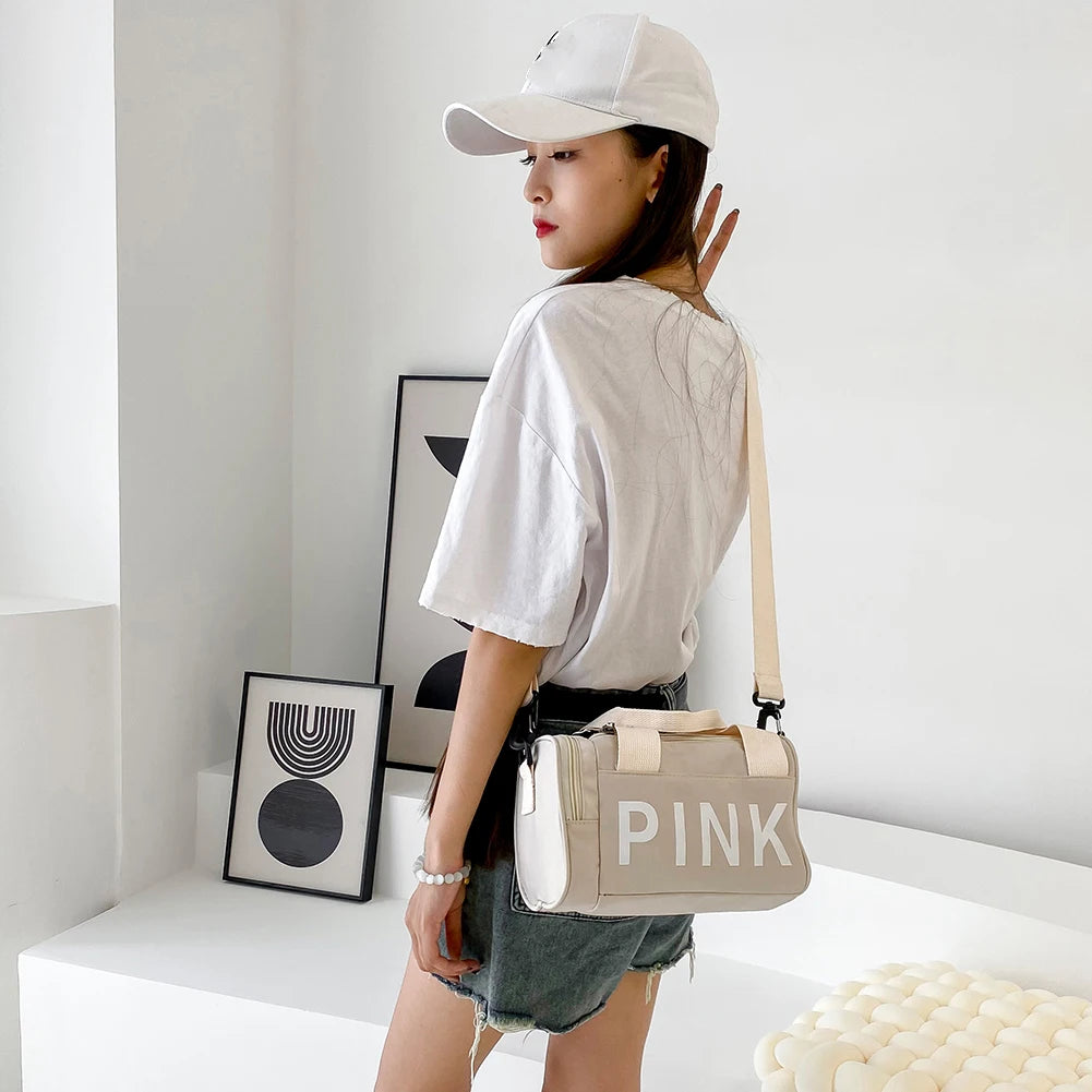 Oxford Fitness Bag – Multifunctional Small Training Bag with Adjustable Strap, Large Capacity Travel Duffel - ZOOMNSTORE