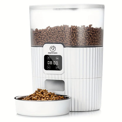 PAPIFEED cat automatic feeder dog fixed feeding machine cat food dog food wifi remote smart cat pet food dispenser - ZOOMNSTORE