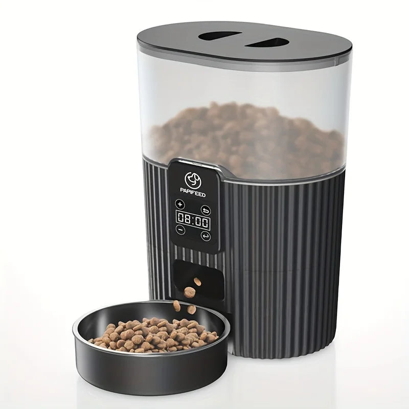 PAPIFEED cat automatic feeder dog fixed feeding machine cat food dog food wifi remote smart cat pet food dispenser - ZOOMNSTORE