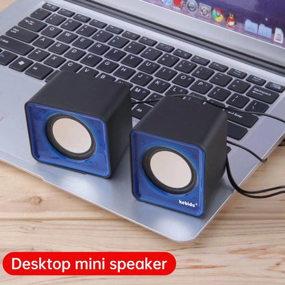 PC Speaker - Portable USB Powered Speakers | Mini Desktop Speaker With Adjustable Volume - ZOOMNSTORE