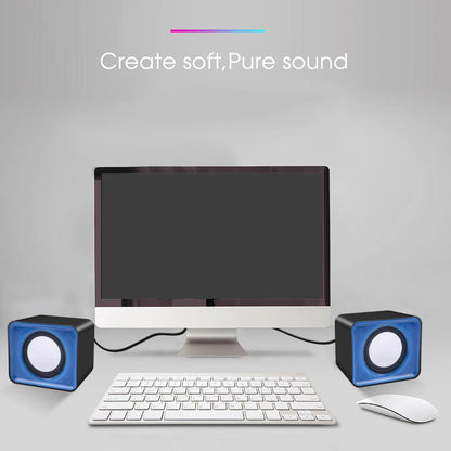 PC Speaker - Portable USB Powered Speakers | Mini Desktop Speaker With Adjustable Volume - ZOOMNSTORE