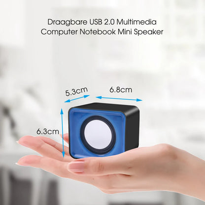 PC Speaker - Portable USB Powered Speakers | Mini Desktop Speaker With Adjustable Volume - ZOOMNSTORE