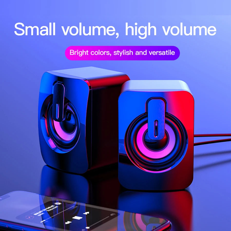 PC Speaker - Portable USB Powered Speakers | Mini Desktop Speaker With Adjustable Volume - ZOOMNSTORE