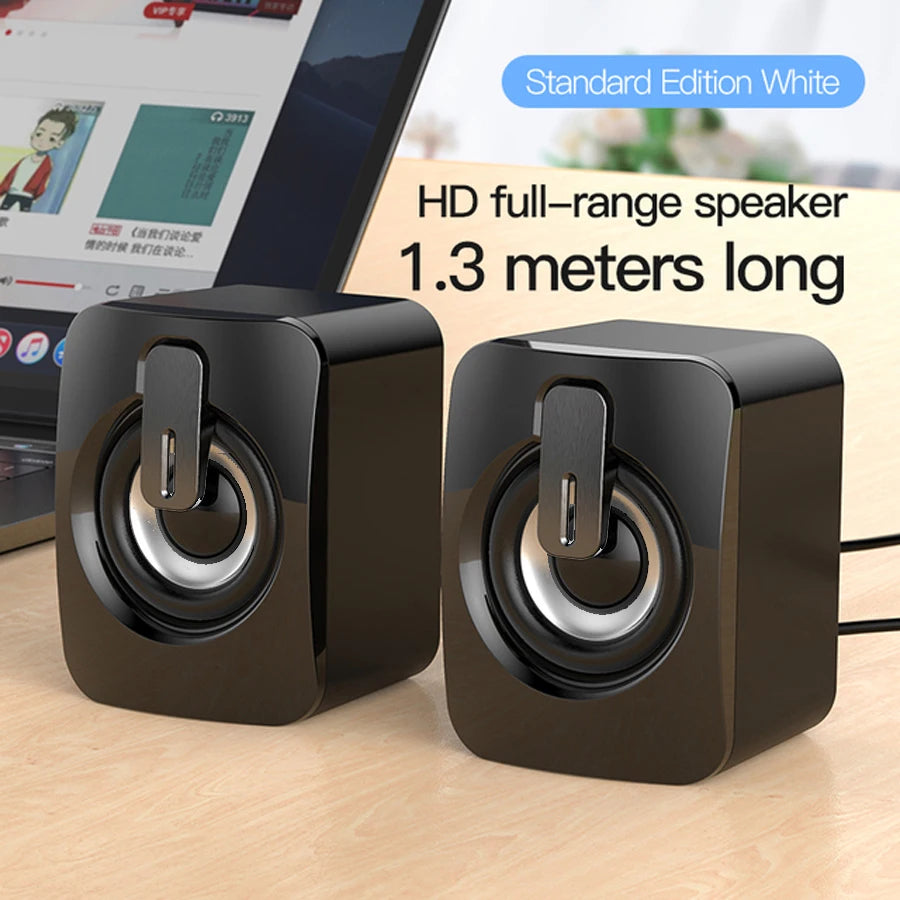PC Speaker - Portable USB Powered Speakers | Mini Desktop Speaker With Adjustable Volume - ZOOMNSTORE
