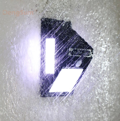 PIR Motion Sensor 100LED Sunlight control 3 sided Solar Energy Street light Yard Path Home Garden Solar Power lamp Wall Light - ZOOMNSTORE