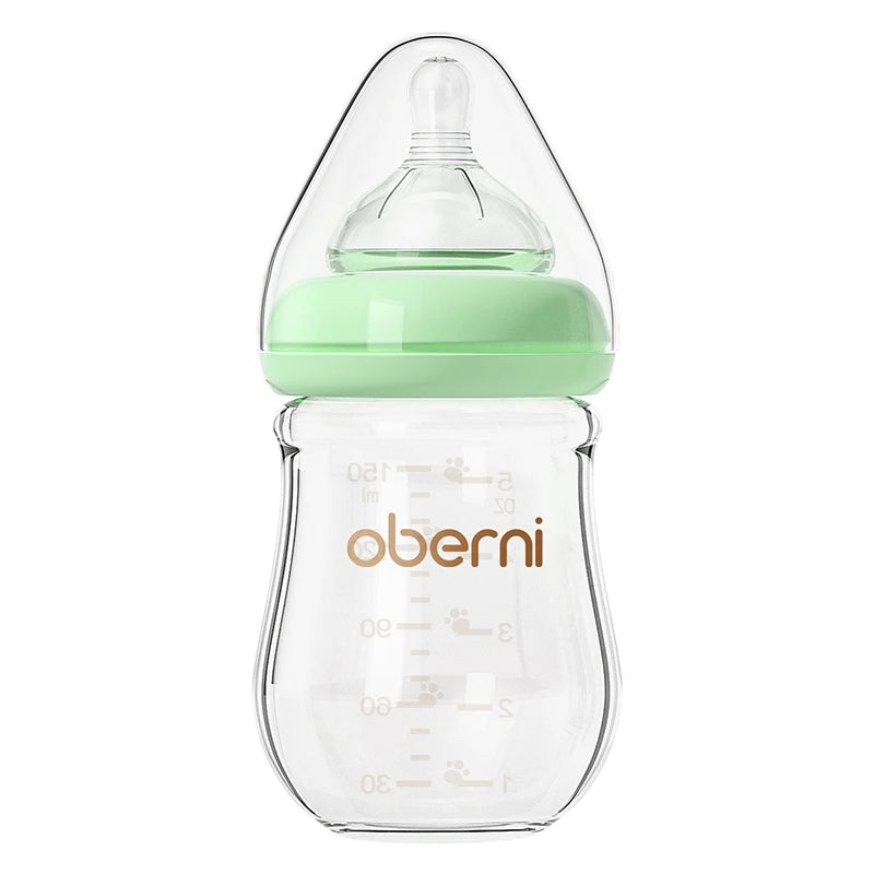 Oberni 150ml+180ml PPSU Imitated Breast Baby Milk Bottle set Anti bloating 0-6 Newborn Baby Bottle With Resistant to Falling - ZOOMNSTORE