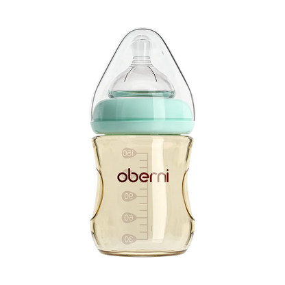 Oberni 150ml+180ml PPSU Imitated Breast Baby Milk Bottle set Anti bloating 0-6 Newborn Baby Bottle With Resistant to Falling - ZOOMNSTORE