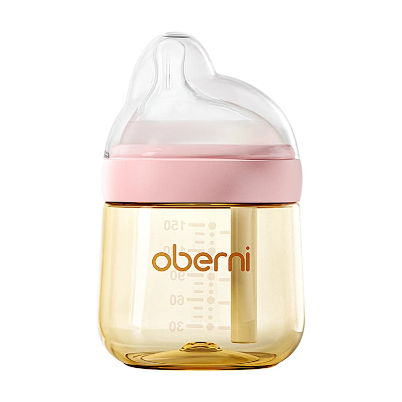 Oberni 150ml+180ml PPSU Imitated Breast Baby Milk Bottle set Anti bloating 0-6 Newborn Baby Bottle With Resistant to Falling - ZOOMNSTORE