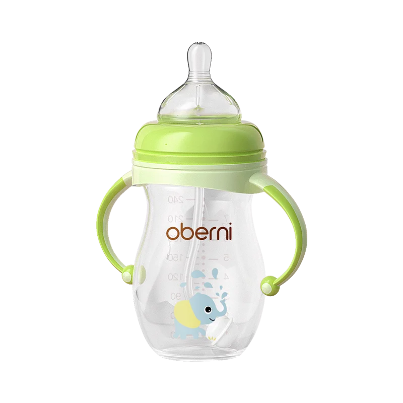 Oberni 150ml+180ml PPSU Imitated Breast Baby Milk Bottle set Anti bloating 0-6 Newborn Baby Bottle With Resistant to Falling - ZOOMNSTORE