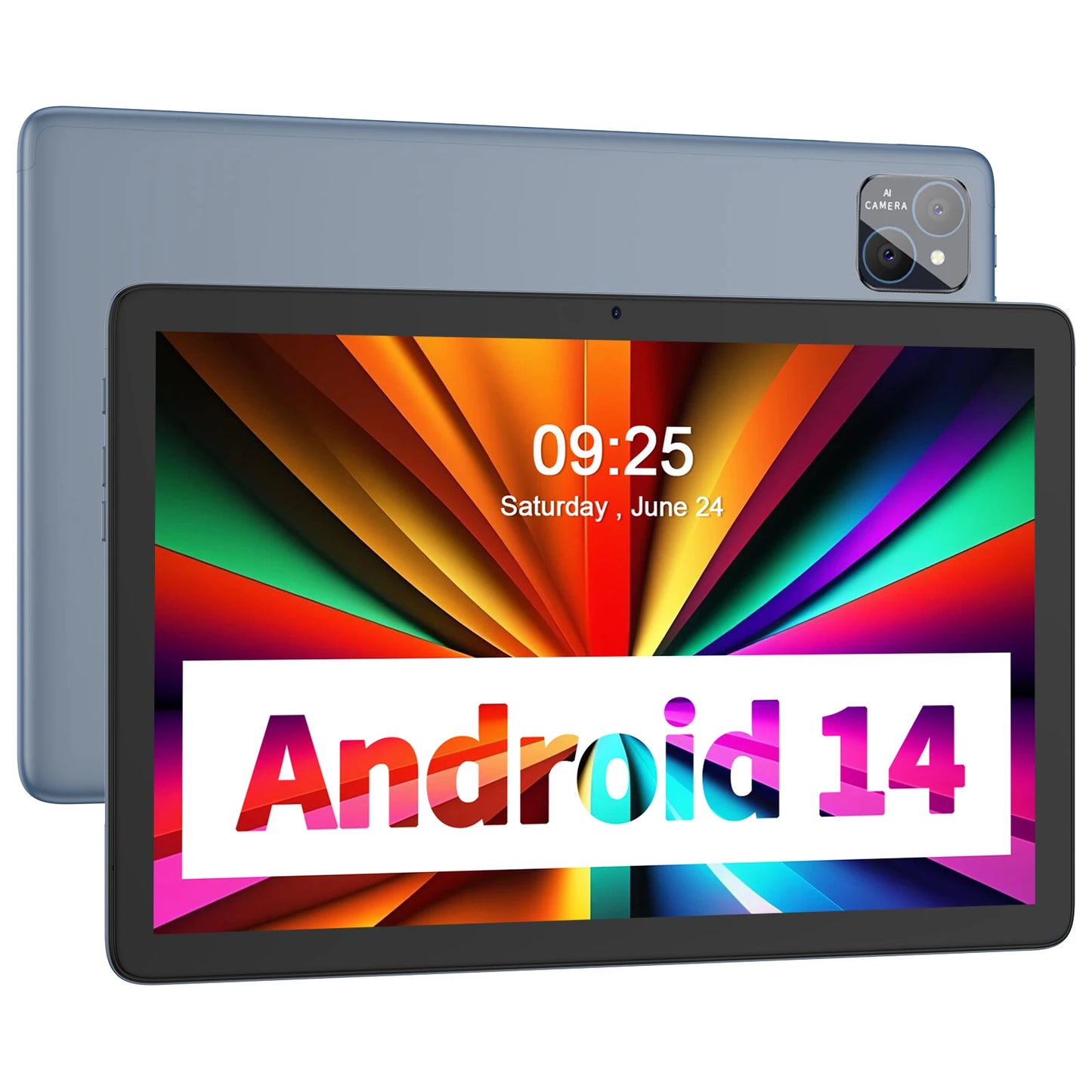 PRITOM TAB11 Android 14 Tablet 10 Inch, 8GB(4+4 Expand) RAM + 128GB ROM, Octa Core, 5G WiFi, with Keyboard, Mouse, Case - ZOOMNSTORE